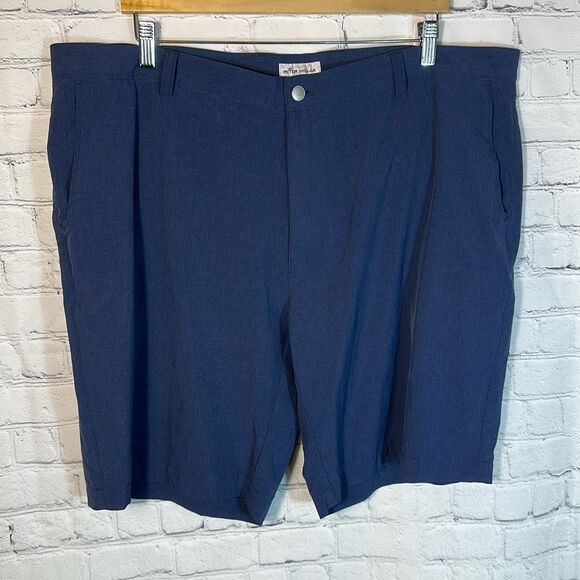Peter Millar Shackleford Performance Hybrid Golf Shorts size 42 ME0EP01 Blue - Picture 1 of 11